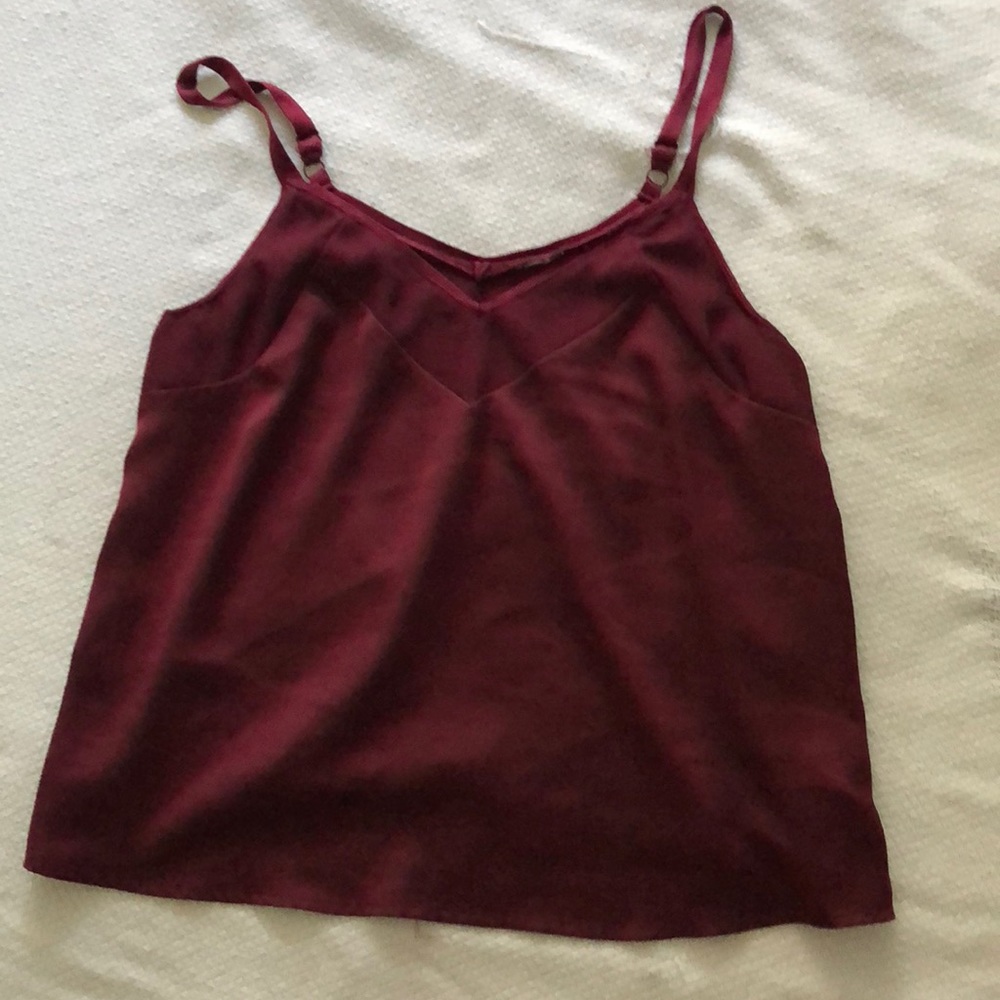 Silk tank top